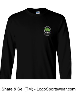 Adult Long Sleeve Shirt - Black Design Zoom