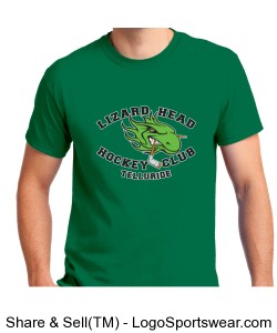 Adult Short Sleeve Shirt - Green Design Zoom